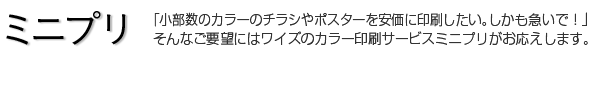 ミニプリ