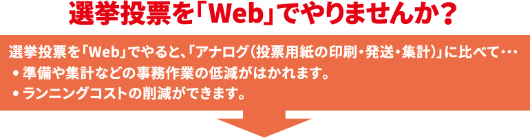 ワイズのWeb選挙投票システム